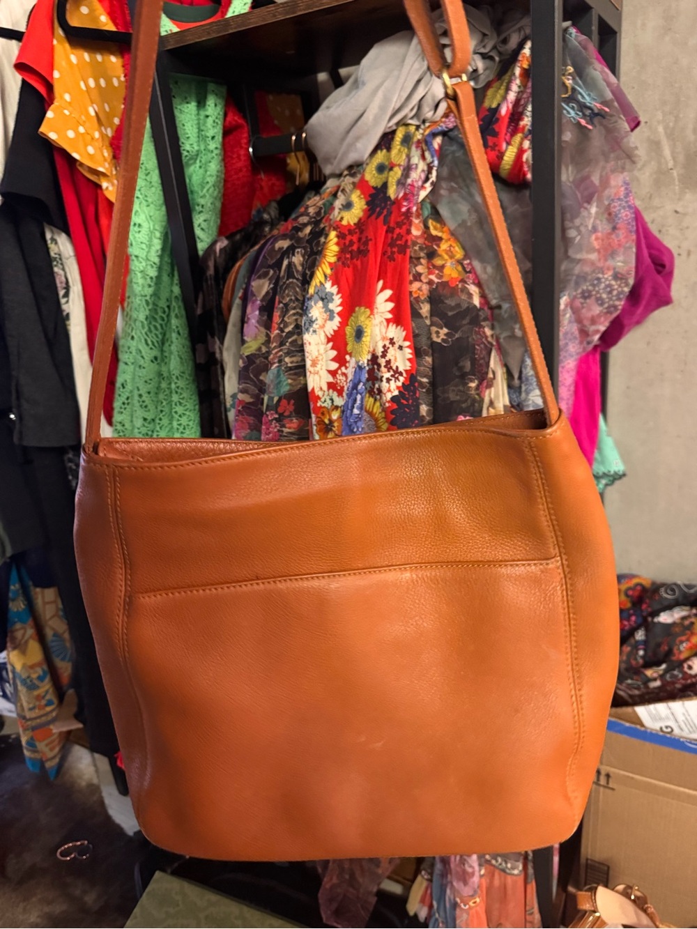 Coach 1996 Cognac Brown Shoulder Bag - EUC no hang tag